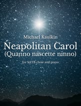 Neapolitan Carol SATB choral sheet music cover